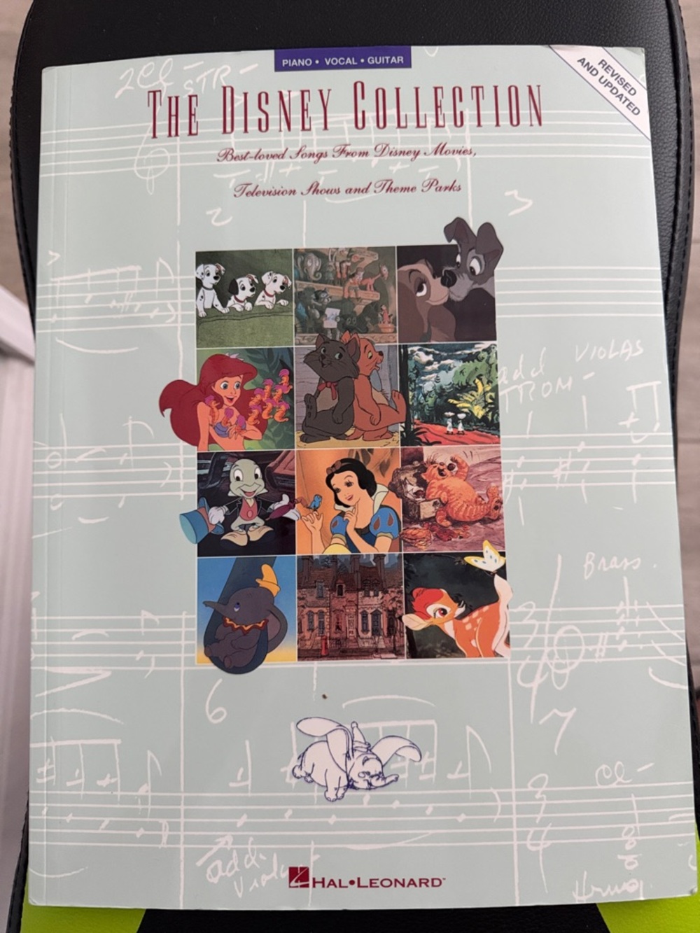 The Disney Collection Piano Vocal Guitar Songbook - Light Blue Cover